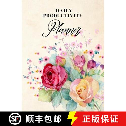 【3-4周达】精装 Undated Daly Productivity Planner 2022: Track Appointments, To Do List, Mood Tracker,... [9781716025907]
