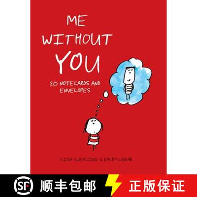 【3-4周达】【20张卡片和信封】Me Without You Notes: 20 Notecards and Envelopes [9781452157672]