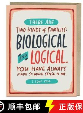 【3-4周达】6-Pack Em & Friends Two Kinds of Families Greeting Cards [9781642462616]