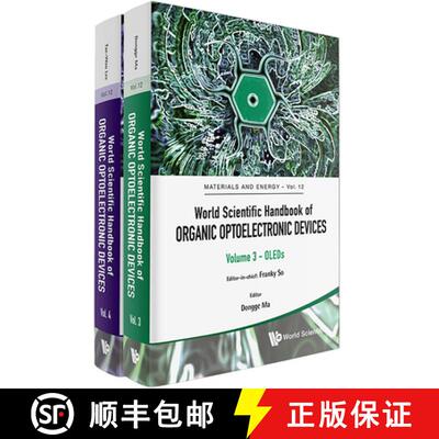 预订 精装 World Scientific Handbook of Organic Optoelectronic Devices (Volumes 3 & 4) [9789811240294]