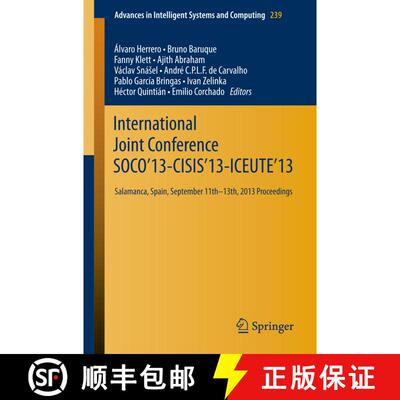 【3-4周达】International Joint Conference SOCO'13-CISIS'13-ICEUTE'13 : Salamanca, Spain, September 11... [9783319018539]