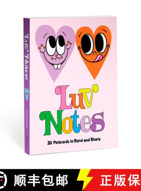 【3-4周达】Luv Notes: 20 Postcards to Send and Share [9781454952749]