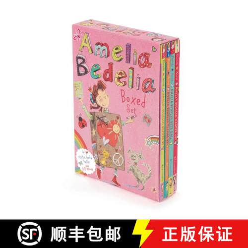 【3-4周达】Amelia Bedelia Chapter Book 4-Book Box Set #2: Books 5-8 [9780062423474]