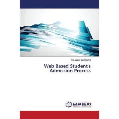 【4周达】Web Based Student's Admission Process [9783659621475]