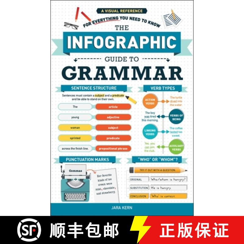 【2-3周达】The Infographic Guide to Grammar: A Visual Reference for Everything You Need to Know [9781507212387]