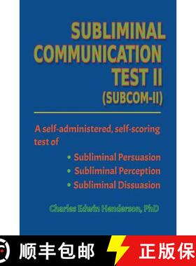 预订 Subliminal Communication Test II: SubcomII [9781947354029]