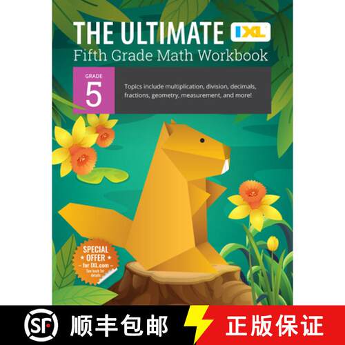 【3-4周达】The Ultimate Grade 5 Math Workbook: Decimals, Fractions, Multiplication, Long Division, Ge... [9781947569454]