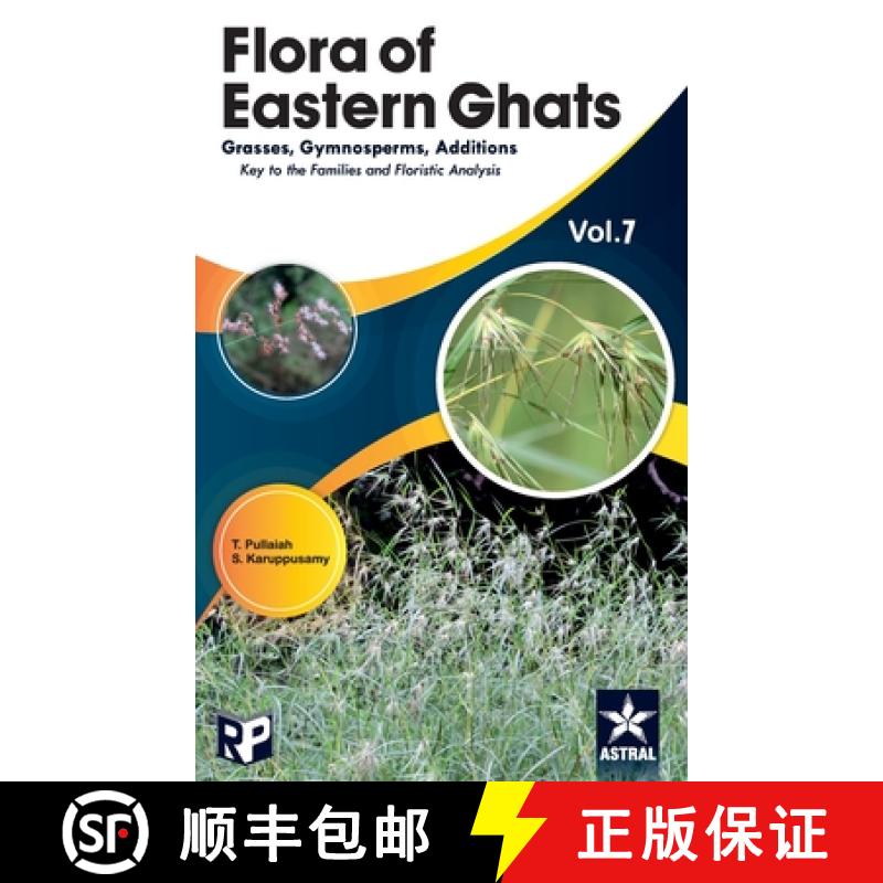 【3-4周达】Flora of Eastern Ghats Vol 7: Grass Gymnosperms Additions Keys to the Families and Florist... [9789390371396]