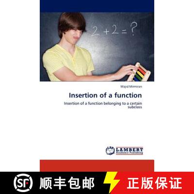 预订 Insertion of a Function [9783847335696]