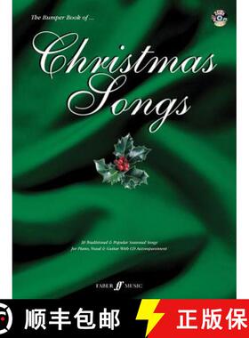 【3-4周达】Bumper Book Of Christmas Songs: (Piano, Vocal, Guitar) [9780571529117]