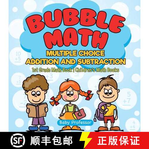 【3-4周达】Bubble Math Multiple Choice Addition and Subtraction - 1st Grade Math Book | Children's Ma... [9781541926196]