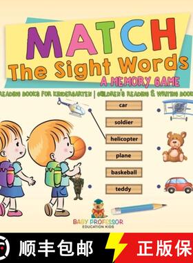 【3-4周达】Match The Sight Words : A Memory Game : Reading Books for Kindergarten | Children's Readin... [9798869412614]