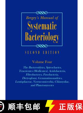 【3-4周达】Bergey's Manual of Systematic Bacteriology: Volume 4: The Bacteroidetes, Spirochaetes, Ten... [9781493937158]
