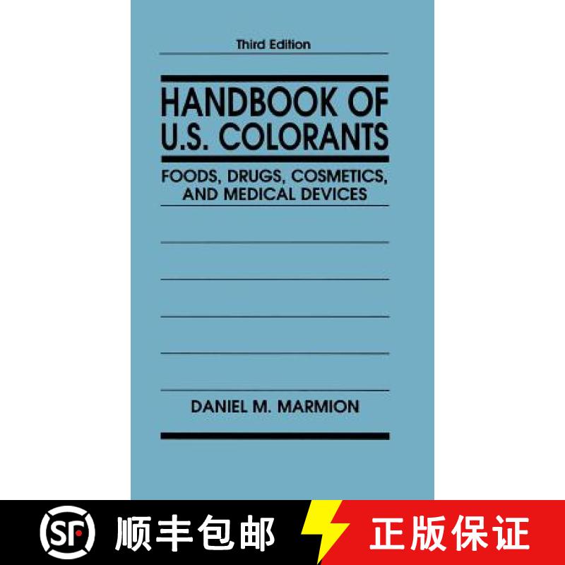 【3-4周达】Handbook Of Us Colorants: Foods Drugs Cosmetics And Medical Devices Third Edition [Wiley化... [9780471500742]