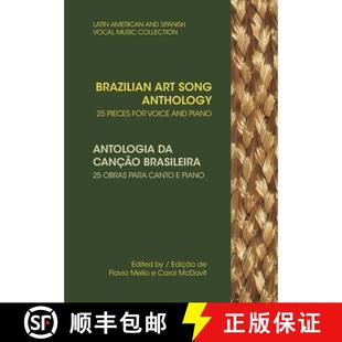 for Brazilian 预订 voice 9781733903561 Song piano Art Anthology and pieces