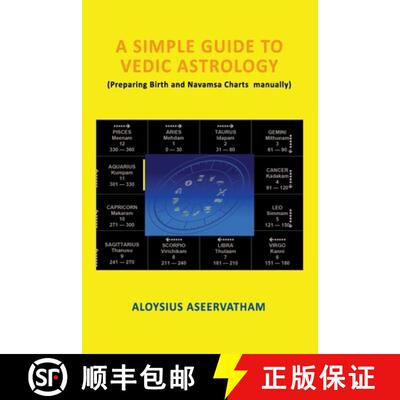【3-4周达】A Simple Guide to Vedic Astrology [9781365489860]