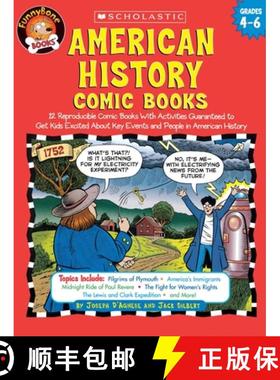 预订 American History Comic Books: Twelve Reproducible Comic Books with Activities Guaranteed to Get ... [9780439466059]