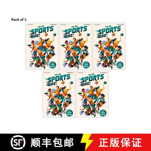 【3-4周达】Read Write Inc. Fresh Start Readers: Book 5: The Big Sports Quiz! & Cool Hacks - Pack of 5 [9781382052825]