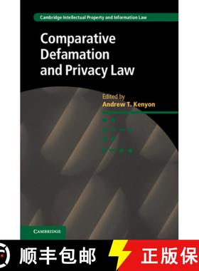 【3-4周达】Comparative Defamation and Privacy Law: - Comparative Defamation and Privacy Law [9781107123649]