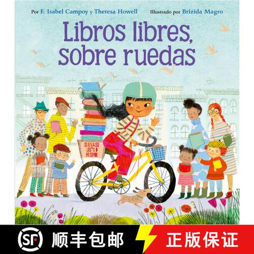 【3-4周达】Libros libres, sobre ruedas: Books on Bikes (Spanish edition) [9780063444072]