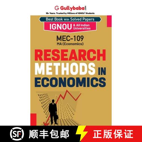 【3-4周达】MEC-09/MEC-109 Research Methods in Economics [9789386276162]