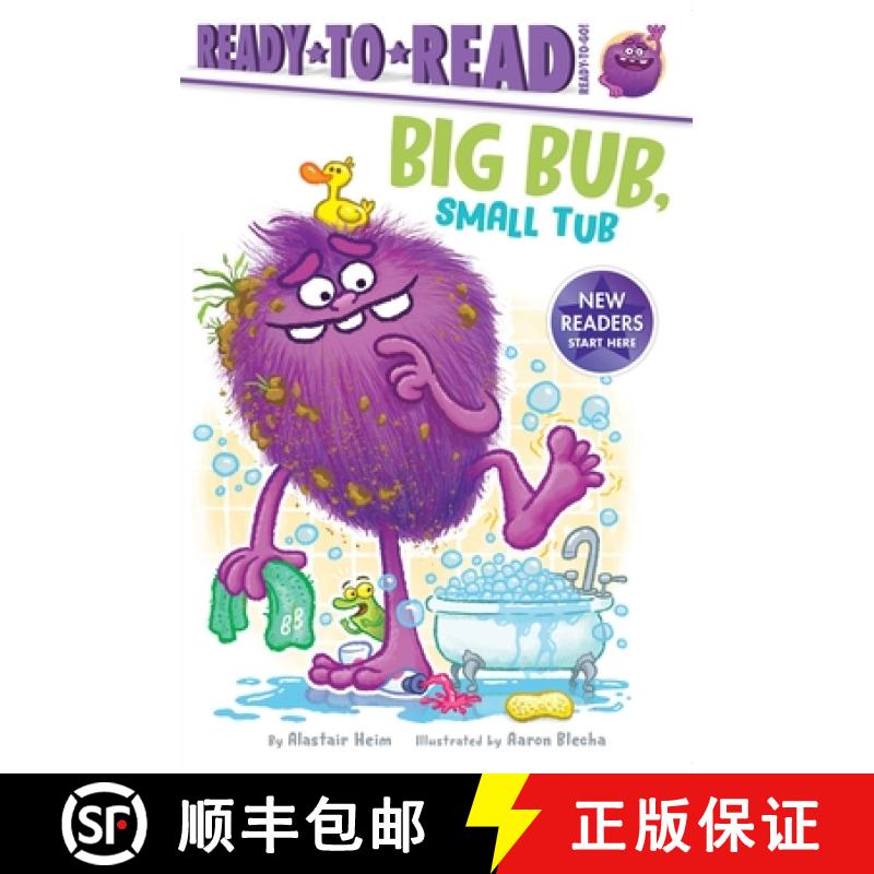【3-4周达】Big Bub, Small Tub: Ready-To-Read Ready-To-Go! [9781665928458]