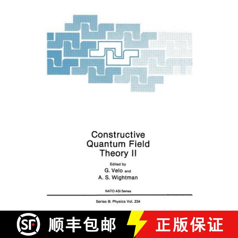 【3-4周达】Constructive Quantum Field Theory II [9781468458404]