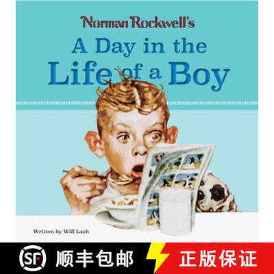 【3-4周达】精装 Norman Rockwell's: A Day in the Life of a Boy [9780789212894]