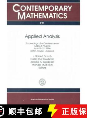 【3-4周达】Applied Analysis: Proceedings of a Conference on Applied Analysis, April 19-21, 1996, Bato... [9780821806739]
