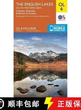 【3-4周达】English Lakes South-Western Area: Coniston, Ulverston & Barrow-in-Furness [9780319264010]