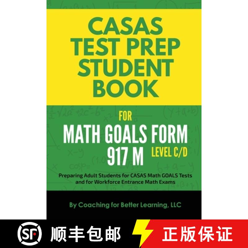 【3-4周达】CASAS Test Prep Student Book for Math GOALS Form 917 M Level C/D [9781639018277]