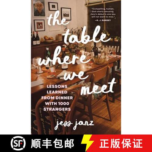 预订 精装 The Table Where We Meet: Lessons Learned from Dinner with 1000 Strangers [9781464251108]