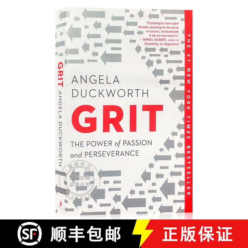 现货 坚毅 Grit: The Power of Passion and Perseverance [9781501111112]
