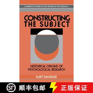 Origins Subject ... Constructing Research 4周达 9780521467858 the Psychological Historical