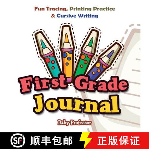 【3-4周达】First Grade Journal: Fun Tracing, Printing Practice & Cursive Writing [9781683055495]
