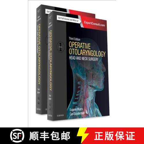 【3-4周达】精装 Operative Otolaryngology: Head and Neck Surgery, 2-Volume Set [9780323401500]