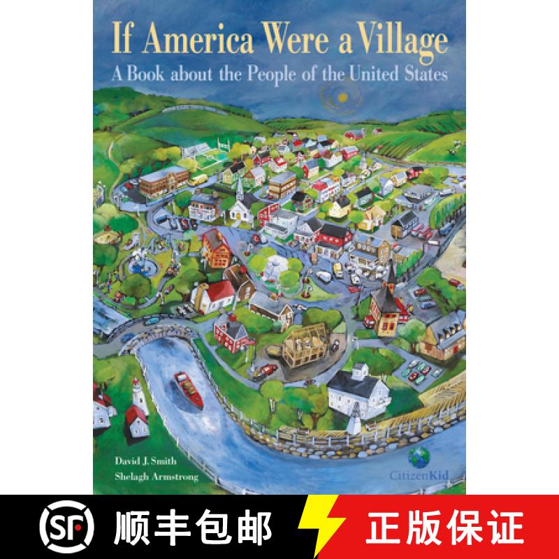 【3-4周达】If America Were a Village: A Book about the People of the United States [9781554533442]