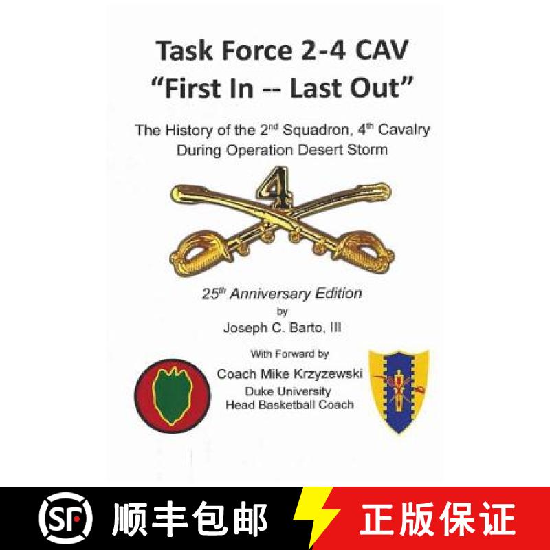 【3-4周达】Task Force 2-4 Cav -- First In, Last Out [9781387714421]