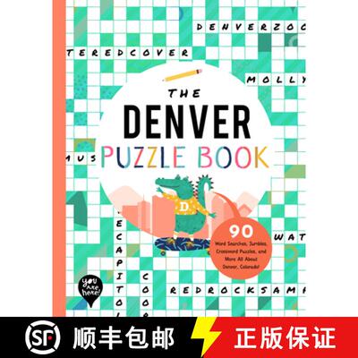 【3-4周达】The Denver Puzzle Book: 90 Word Searches, Jumbles, Crossword Puzzles, and More All about D... [9781952239410]