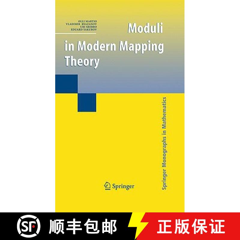 【3-4周达】Moduli in Modern Mapping Theory [9780387855868]