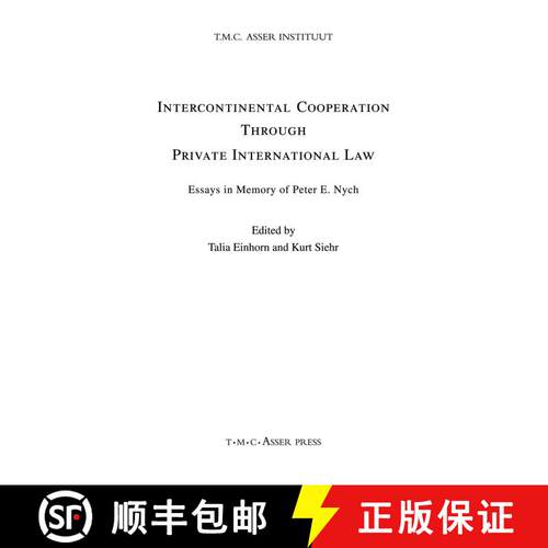 【3-4周达】精装 Intercontinental Cooperation Through Private International Law : Essays in Memory of ... [9789067041782]