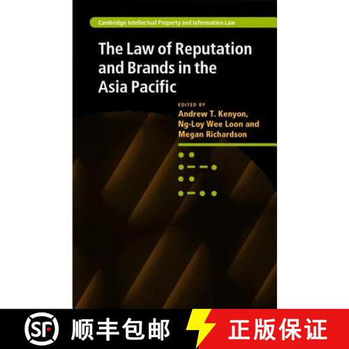【3-4周达】精装 Law of Reputation and Brands in the Asia Pacific: - The Law of Reputation and Brands ... [9781107017726]