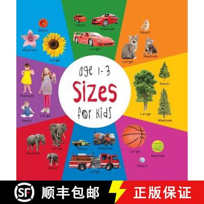 【3-4周达】Sizes for Kids age 1-3 (Engage Early Readers: Children's Learning Books) with FREE EBOOK [9781772260861]