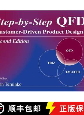 【3-4周达】Step-By-Step QFD: Customer-Driven Product Design, Second Edition [9781138440579]