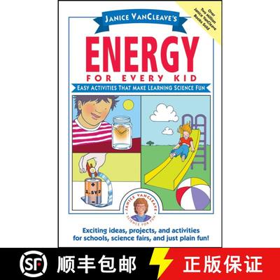 【3-4周达】Janice Vancleave'S Energy For Every Kid: Easy Activities That Make Learning Science Fun [W... [9780471330998]