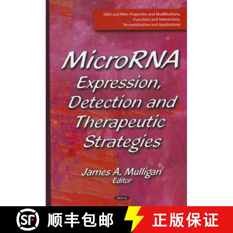 【3-4周达】MicroRNA: Expression, Detection and Therapeutic Strategies [9781611228465]