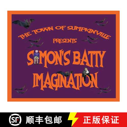 【3-4周达】精装 Simon's Batty Imagination [9780999627136]