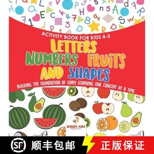 Foundation Activity the Earl... Numbers and Letters Building 9798869439239 for Book Shapes. Kids Fruits 预订