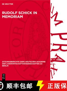 预订 Rudolf Schick in Memoriam [9783112724989]