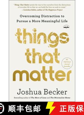 【3-4周达】Things That Matter: Overcoming Distraction to Pursue a More Meaningful Life [9780593193990]